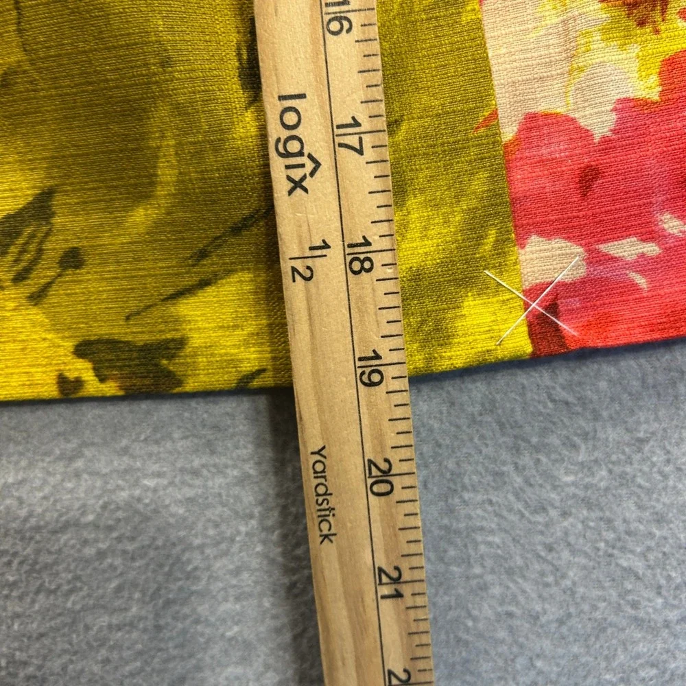J.Crew Pencil Skirt Womens 4 Floral Cotton Stretch Lined Multicolor Spring